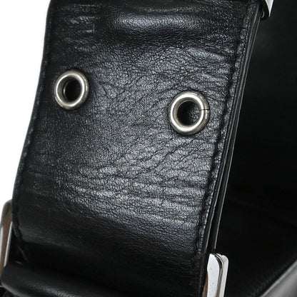 Christian Dior Black Leather Street Chic Columbus Shoulder Bag