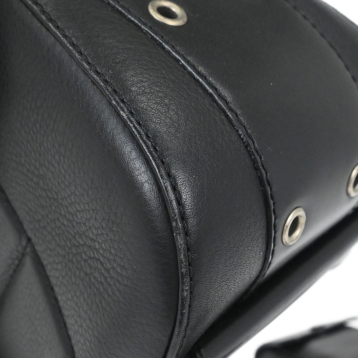 Christian Dior Black Leather Street Chic Columbus Shoulder Bag