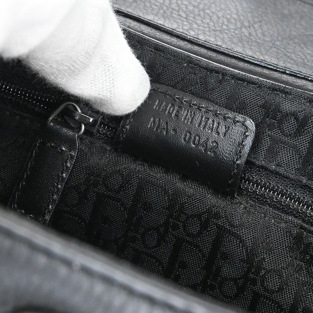 Christian Dior Black Leather Street Chic Columbus Shoulder Bag