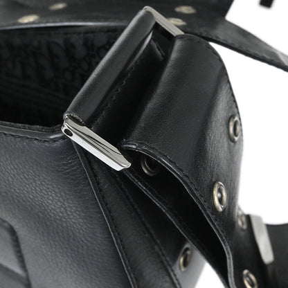 Christian Dior Black Leather Street Chic Columbus Shoulder Bag