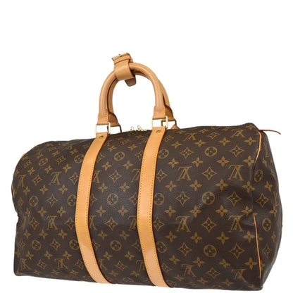 Louis Vuitton Monogram Keepall 45 Duffle Bag M41428
