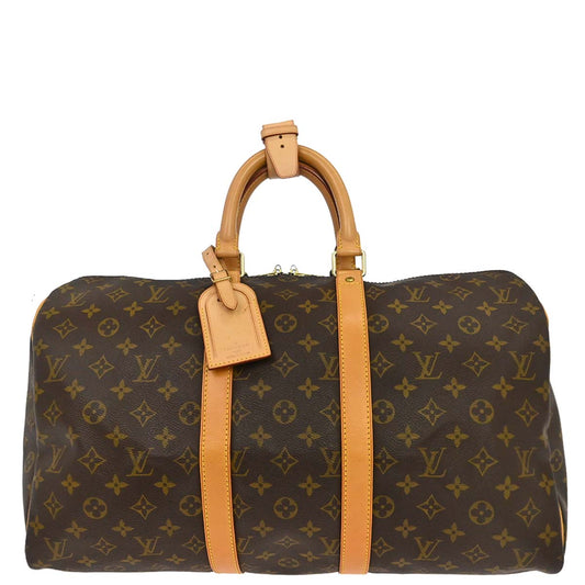 Louis Vuitton Monogram Keepall 45 Travel Handbag M41428