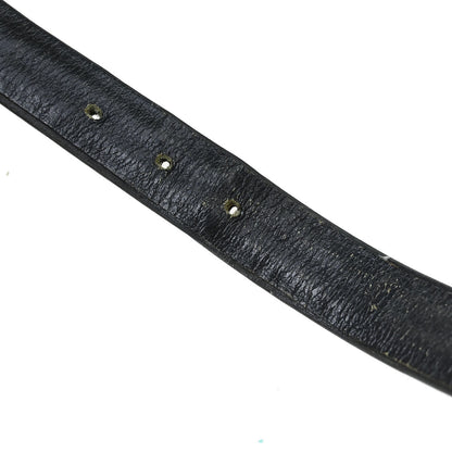 Chanel Black Lambskin Belt #70/28 93A Small Good
