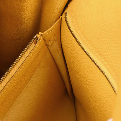 Hermes Jaune Courchevel Kelly 32 Retourne 2way Shoulder Handbag