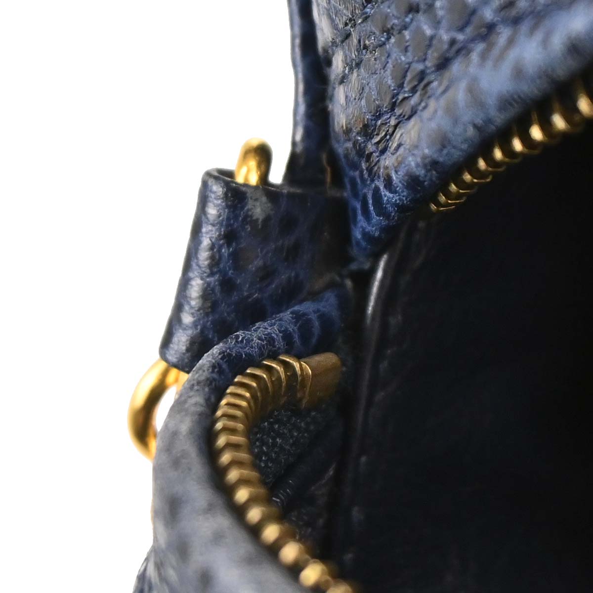 Chanel 1991-1994 Navy Caviar Skin Camera Bag