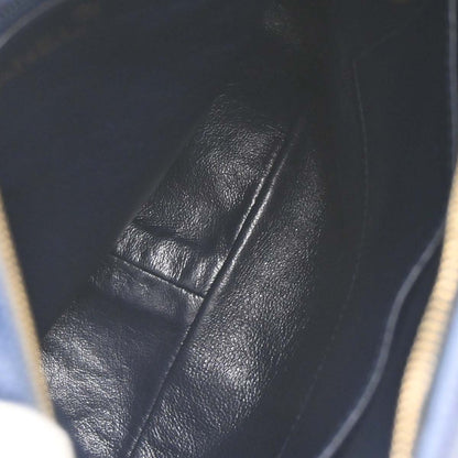 Chanel 1991-1994 Navy Caviar Skin Camera Bag