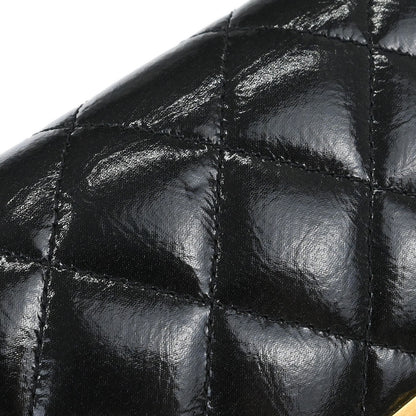 Chanel Black Calfskin Mademoiselle Lock WOC Wallet on Chain Bag