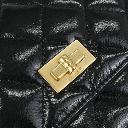 Chanel Black Calfskin Mademoiselle Lock WOC Wallet on Chain Bag