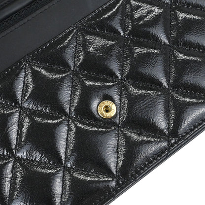 Chanel Black Calfskin Mademoiselle Lock WOC Wallet on Chain Bag