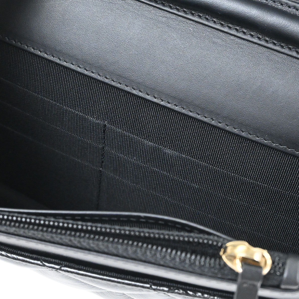 Chanel Black Calfskin Mademoiselle Lock WOC Wallet on Chain Bag
