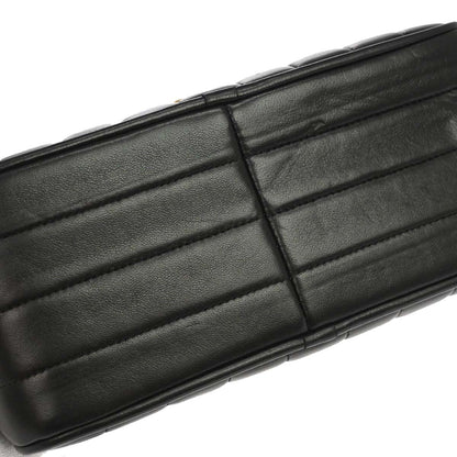 Chanel Black Lambskin Mademoiselle Camera Bag Mini