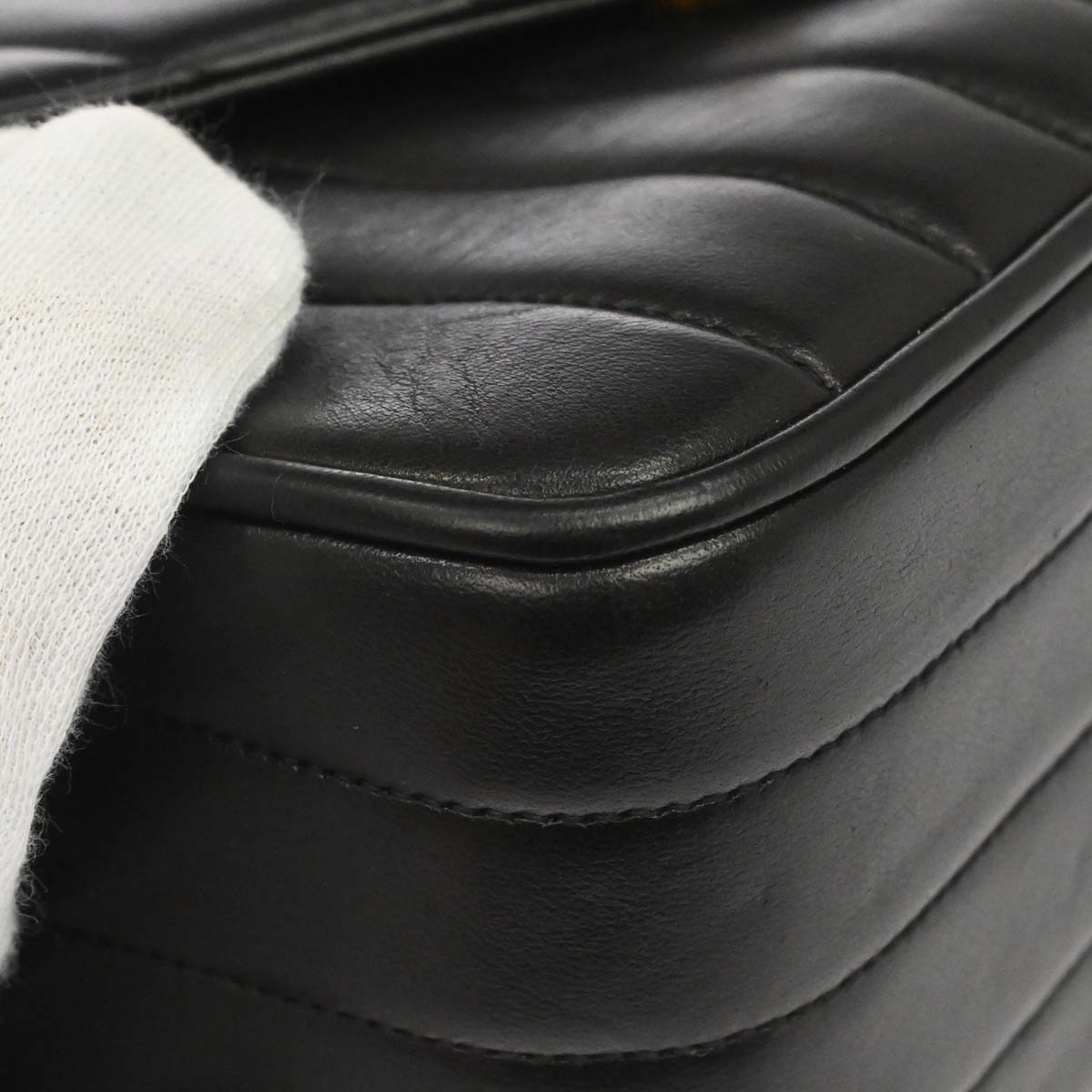 Chanel Black Lambskin Mademoiselle Camera Bag Mini
