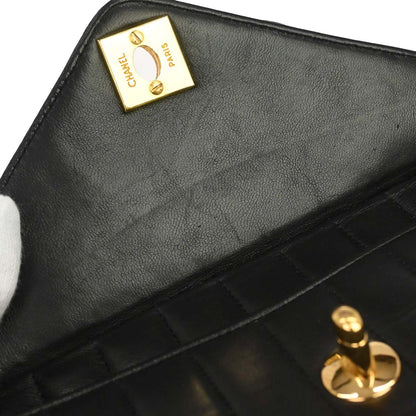 Chanel Black Lambskin Mademoiselle Camera Bag Mini