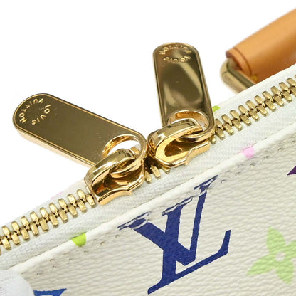 Louis Vuitton White Monogram Multicolor Alma Handbag M92647