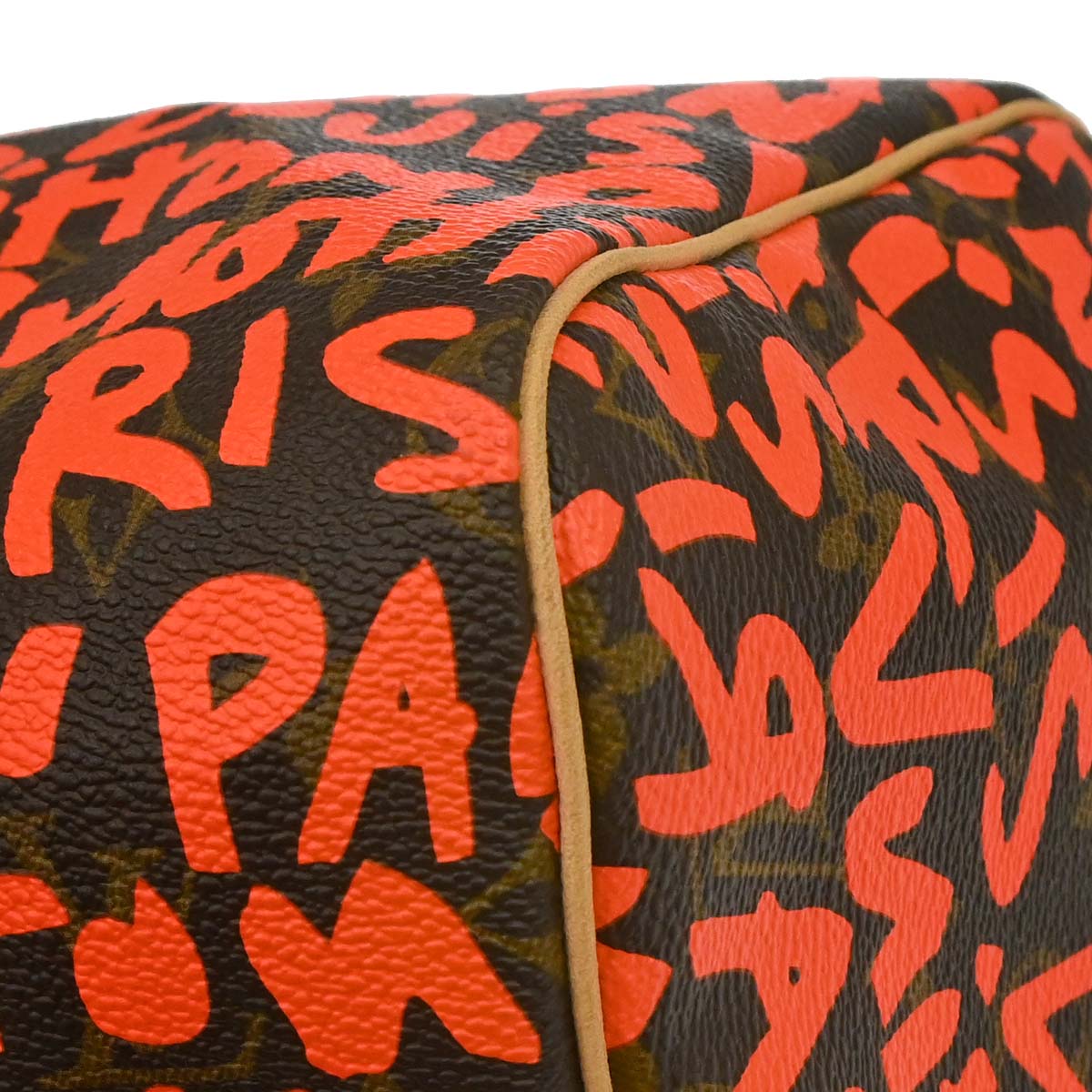 Louis Vuitton Orange Monogram Graffiti Speedy 30 Handbag M93705