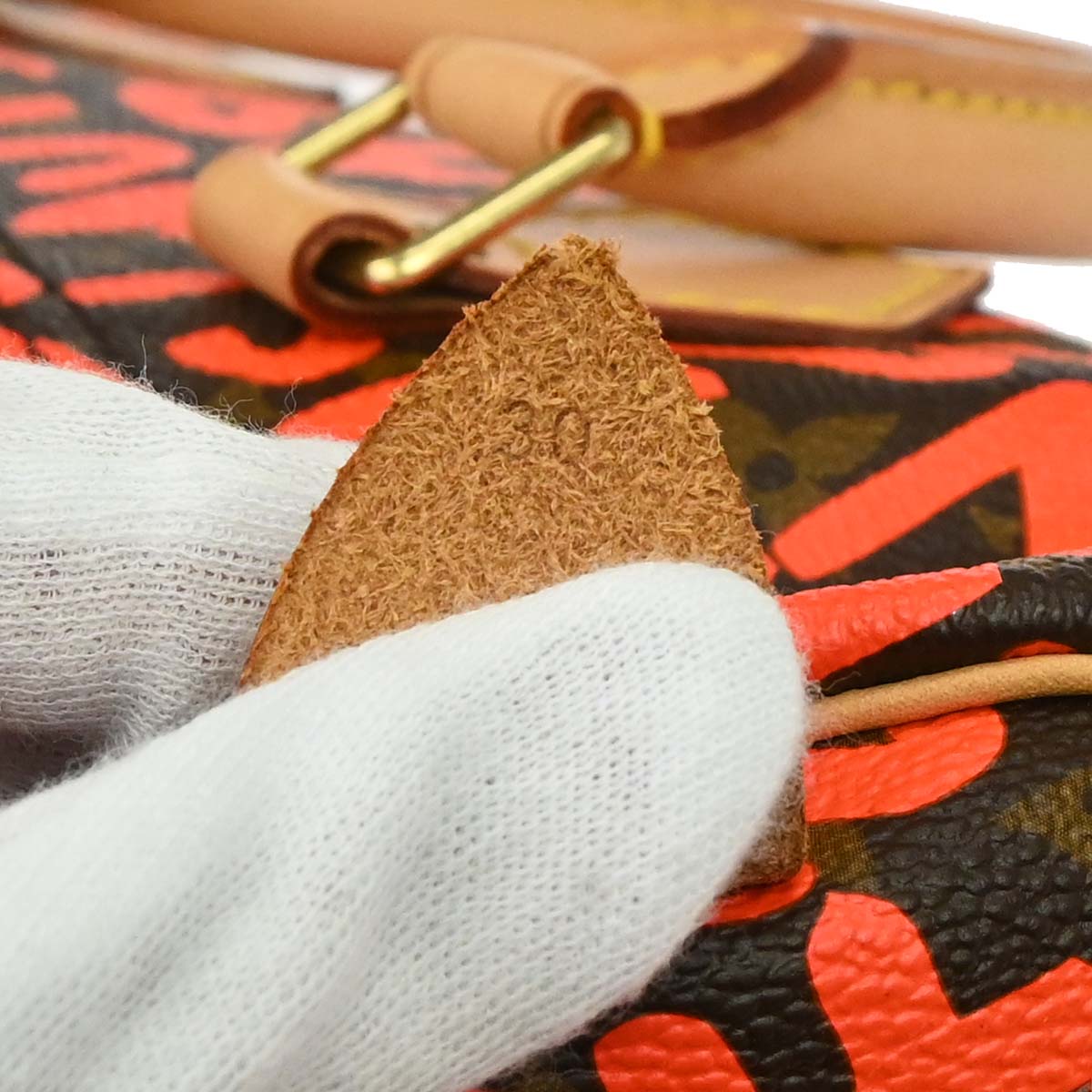 Louis Vuitton Orange Monogram Graffiti Speedy 30 Handbag M93705
