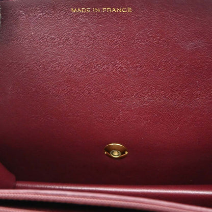 Chanel 1997-1999 Black Lambskin Pushlock Small Half Flap Shoulder Bag