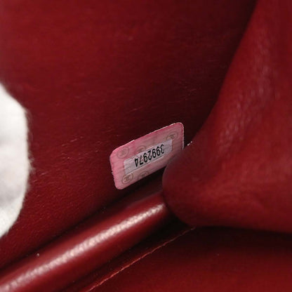 Chanel 1994-1996 Black Lambskin Pushlock Mini Full Flap Shoulder Bag