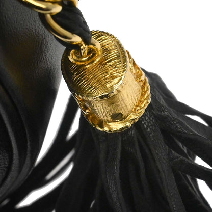 Chanel Black Lambskin Round Camera Bag Mini