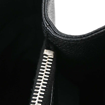 Chanel 2009-2010 Black Caviar Skin Grand Shopping Tote GST Chain Handbag
