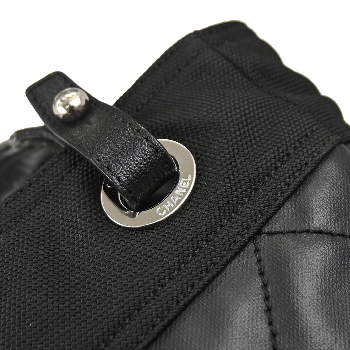 Chanel 2006-2008 Black Canvas Paris-Biarritz Tote PM Handbag
