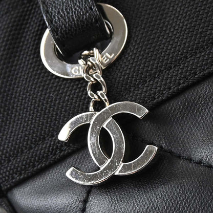Chanel 2006-2008 Black Canvas Paris-Biarritz Tote PM Handbag