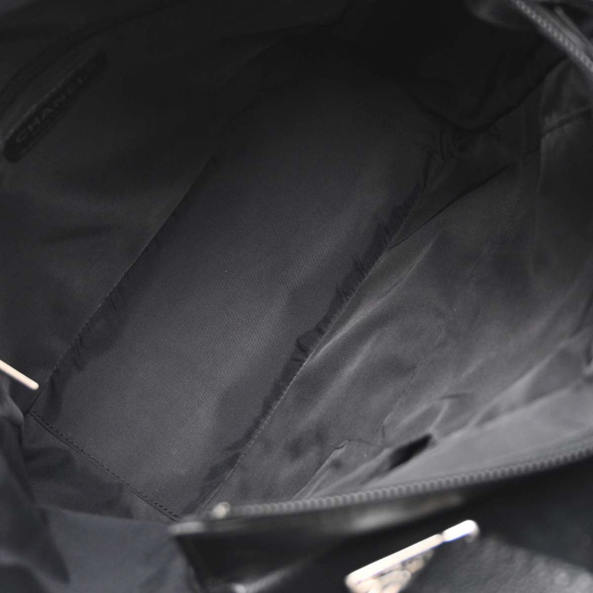 Chanel 2006-2008 Black Canvas Paris-Biarritz Tote PM Handbag