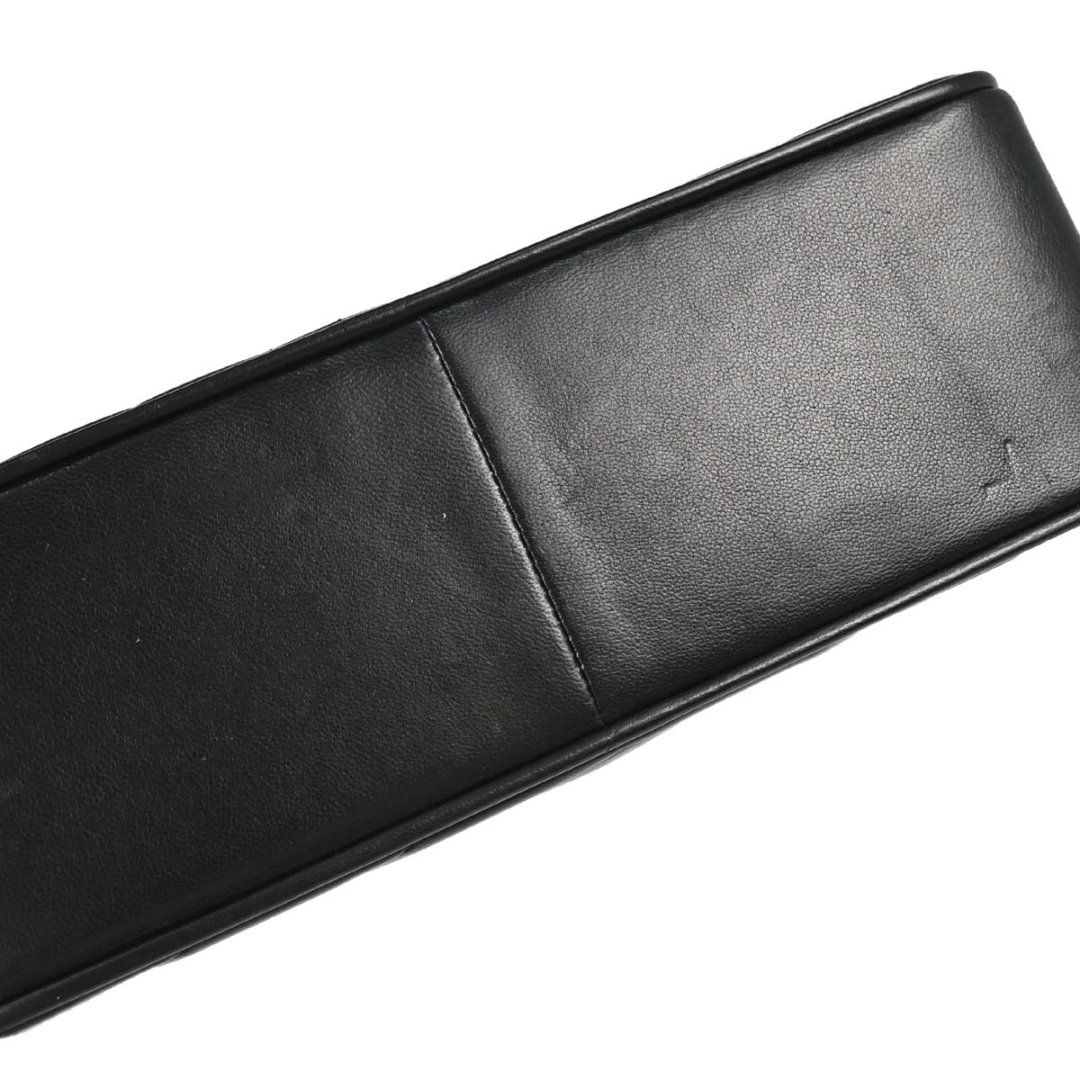 Chanel Black Lambskin Chevron Shoulder Bag