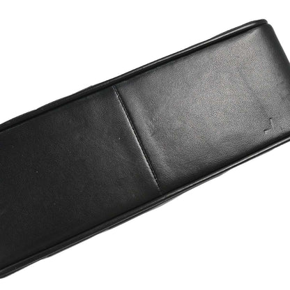 Chanel Black Lambskin Chevron Shoulder Bag