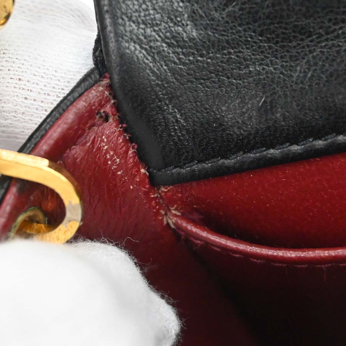 Chanel Black Lambskin Turnlock Mini Full Flap Shoulder Bag