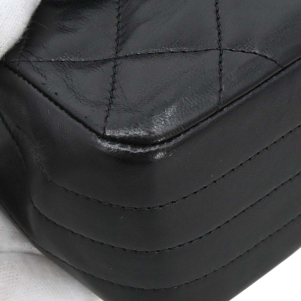 Chanel Black Lambskin Shoulder Bag