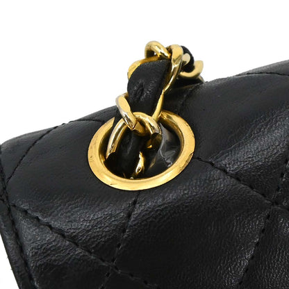 Chanel Black Lambskin Shoulder Bag
