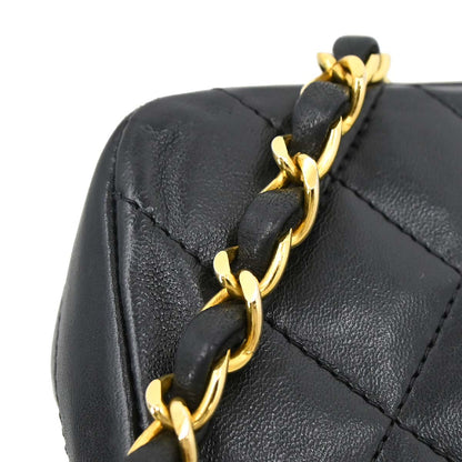 Chanel Black Lambskin Shoulder Bag