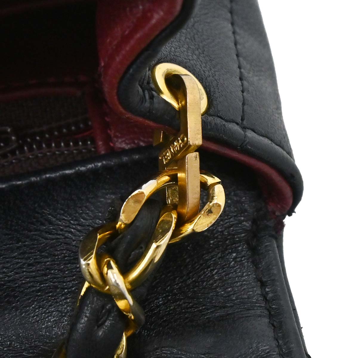 Chanel Black Lambskin Shoulder Bag