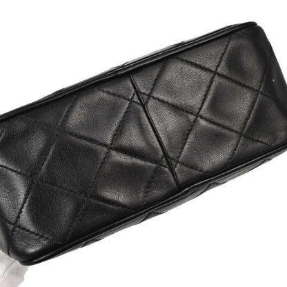Chanel Black Lambskin Camera Bag Mini