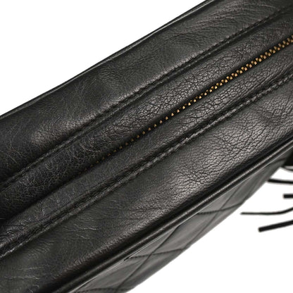 Chanel Black Lambskin Camera Bag Mini