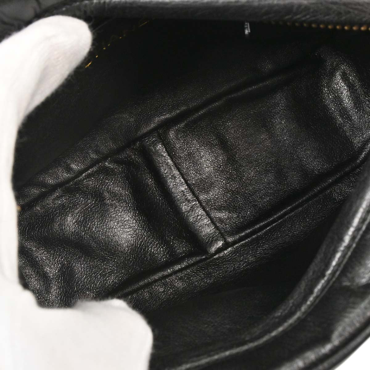 Chanel Black Lambskin Camera Bag Mini