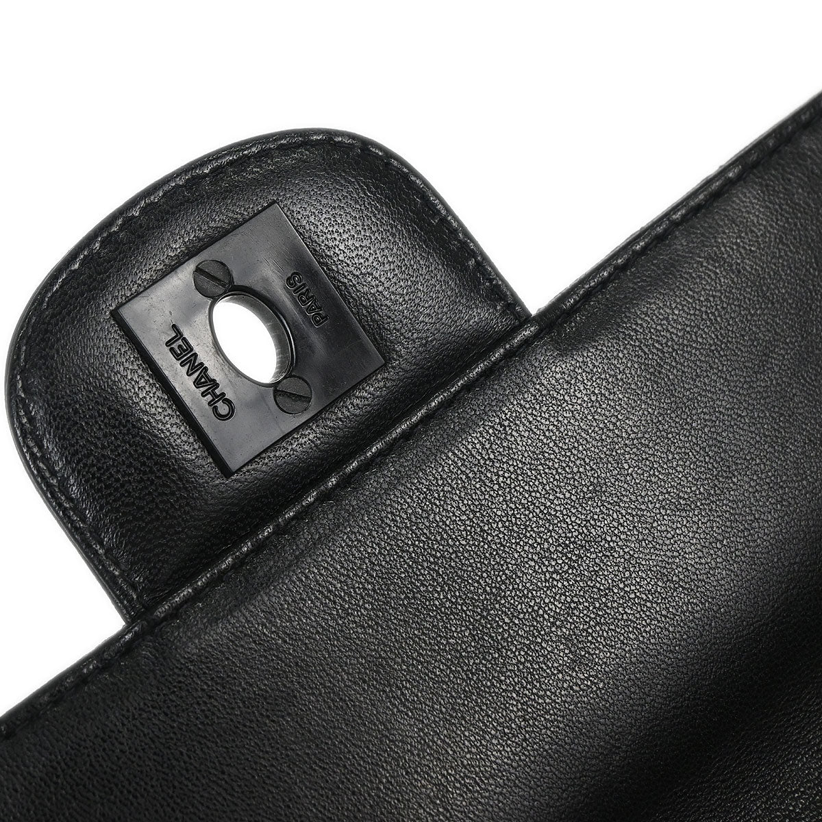 Chanel 2002-2003 Black Jacquard Nylon Travel Line East West Shoulder Bag