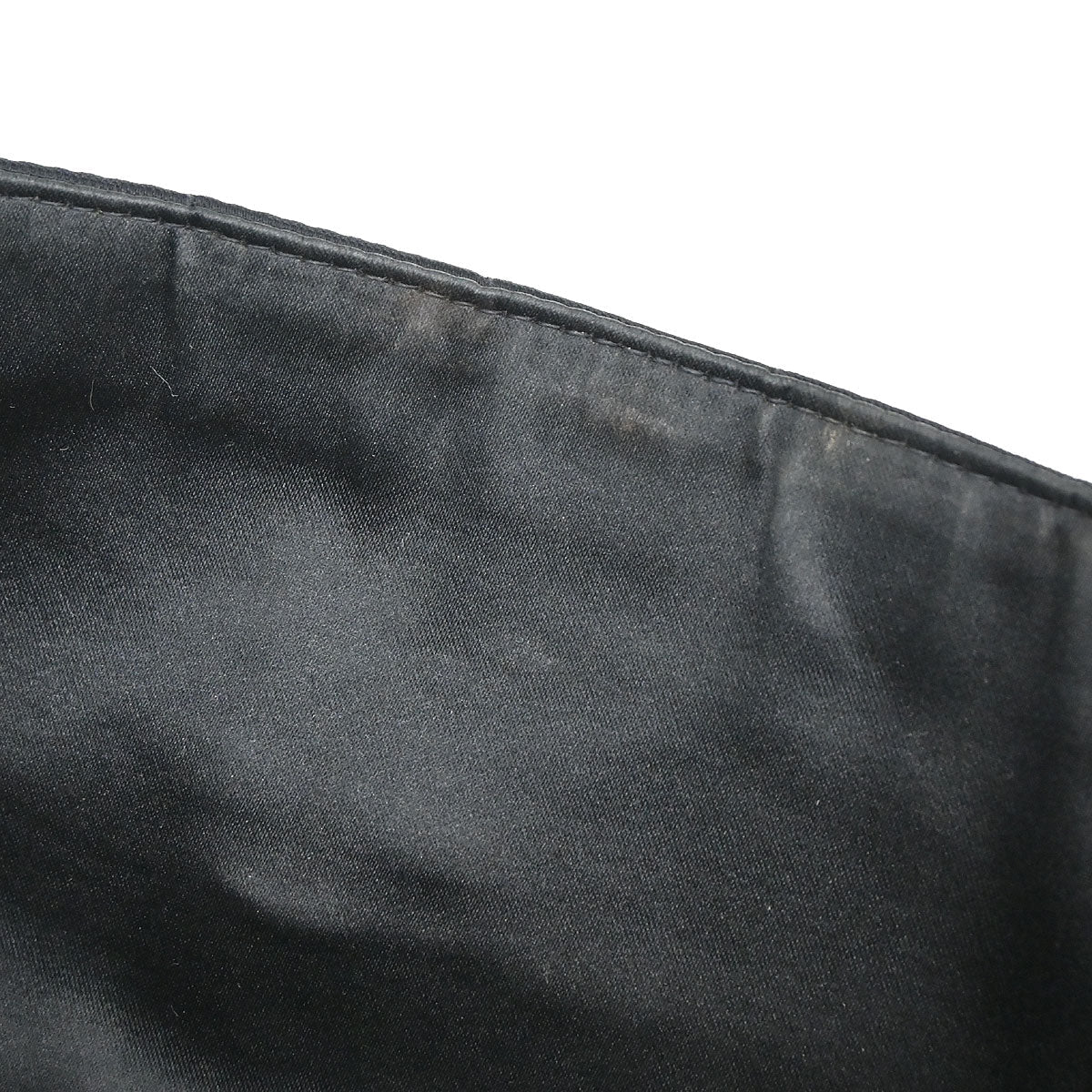 Chanel 2002-2003 Black Jacquard Nylon Travel Line East West Shoulder Bag