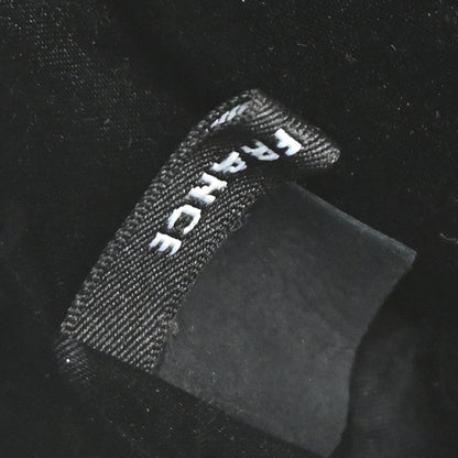 Chanel 2002-2003 Black Jacquard Nylon Travel Line East West Shoulder Bag