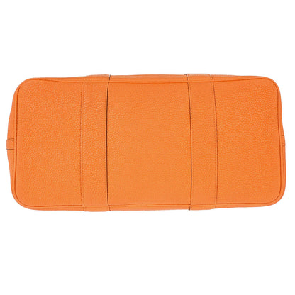 Hermes Orange Negonda Garden Party 36 PM Tote Handbag