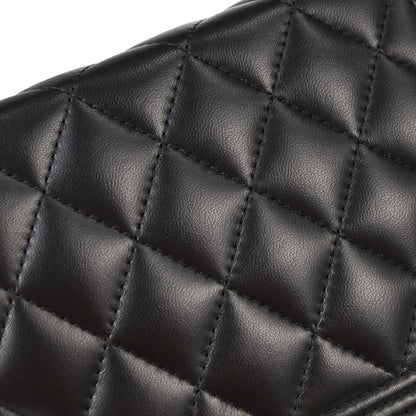 Boy Chanel Black Lambskin Chain WOC Shoulder Bag