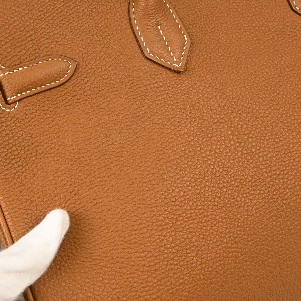 Hermes Gold Togo Birkin 35 Handbag