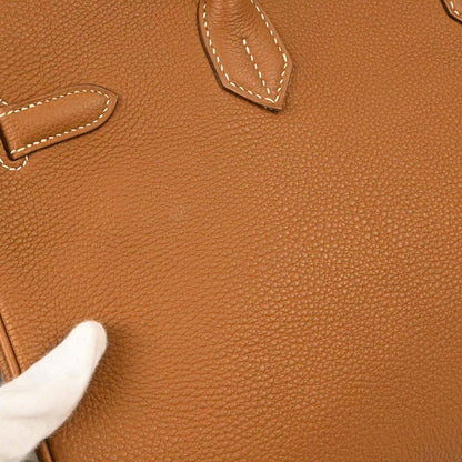 Hermes Gold Togo Birkin 35 Handbag
