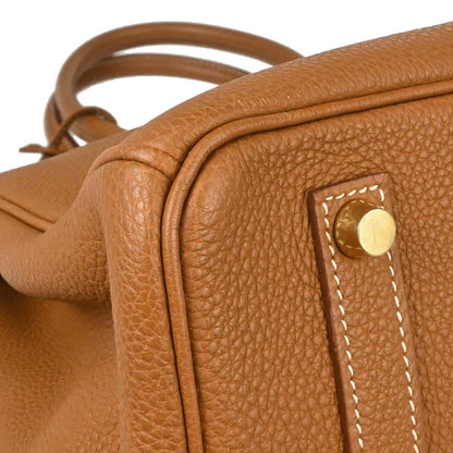 Hermes Gold Togo Birkin 35 Handbag