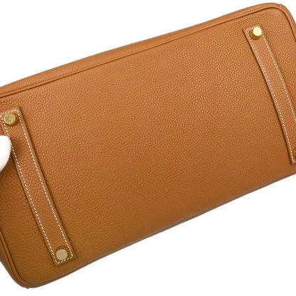 Hermes Gold Togo Birkin 35 Handbag