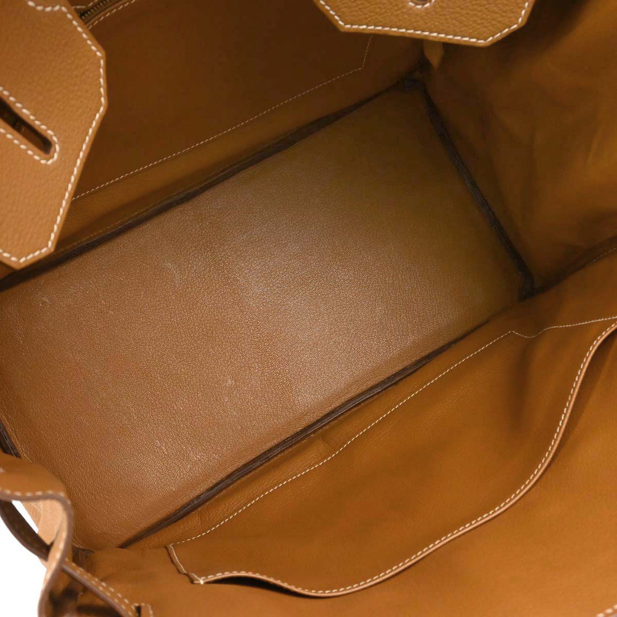 Hermes Gold Togo Birkin 35 Handbag