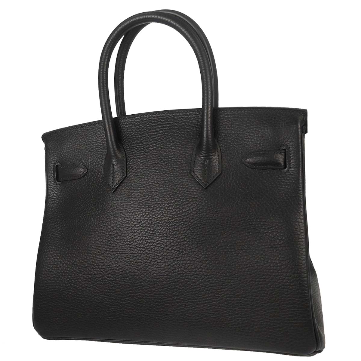 Hermes Black Ardennes Birkin 30 Handbag
