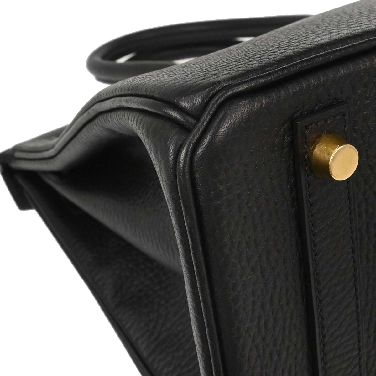 Hermes Black Ardennes Birkin 30 Handbag