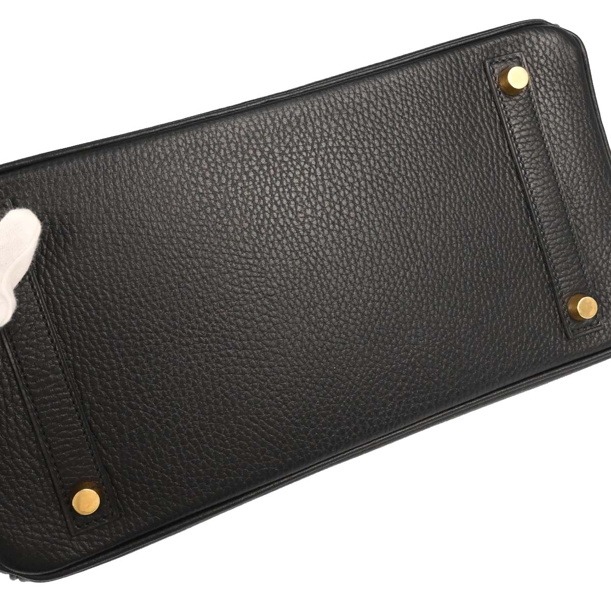Hermes Black Ardennes Birkin 30 Handbag